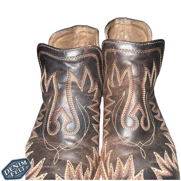 Ariat Women’s Weathered Brown Dixon Western Booties/Boots | PRELOVED!! - Picture 13 of 15